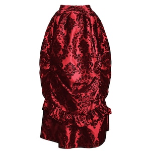 Steampunk Victorian Skirt Civil War Bustle Gothic Edwardian Costume Stage Historical Outfit Theater Skirt M L XL 1X