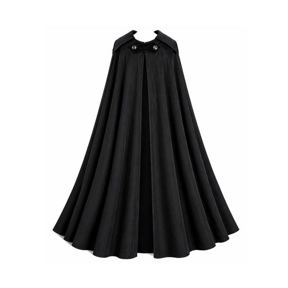 Victorian Gothic Cape Renaissance Steampunk Cloak Medieval Men Women Theater Stage Costume Cosplay History LARP Halloween Viking Ranger