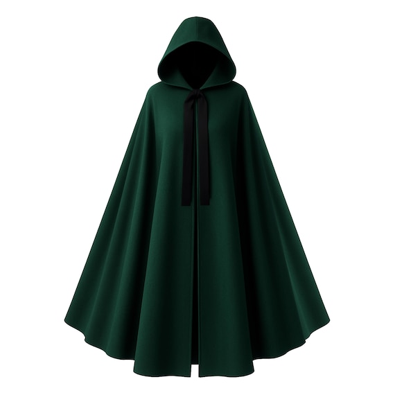 Mens Womens Gothic Cape Steampunk Victorian Cloak Medieval Renaissance Pirate Civil War Cosplay Halloween Stage Theater History Hooded Wear.