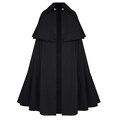 Mens Womens Gothic Clothing Steampunk Victorian History Medieval Theater Knight Stage Civil War Emo Epaulet Pirate Larp Renaissance Cloak.
