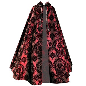Men Women Cloak Gothic Steampunk Cape Victorian Medieval Renaissance Wear Halloween Costume Pirate Western Knight Outfit Civil War Hooded