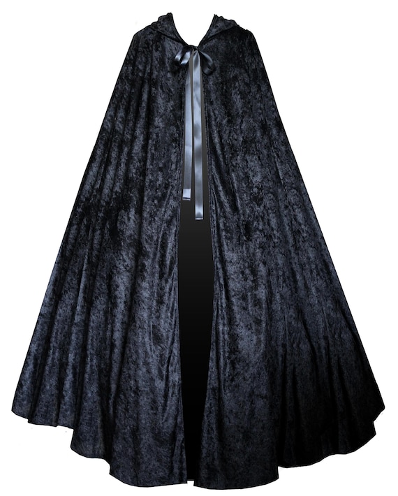 Men Cape Women Cloak Victorian Gothic Renaissance Clothing Steampunk Medieval Civil War Theater Stage Costume Cosplay History Velvet Hooded