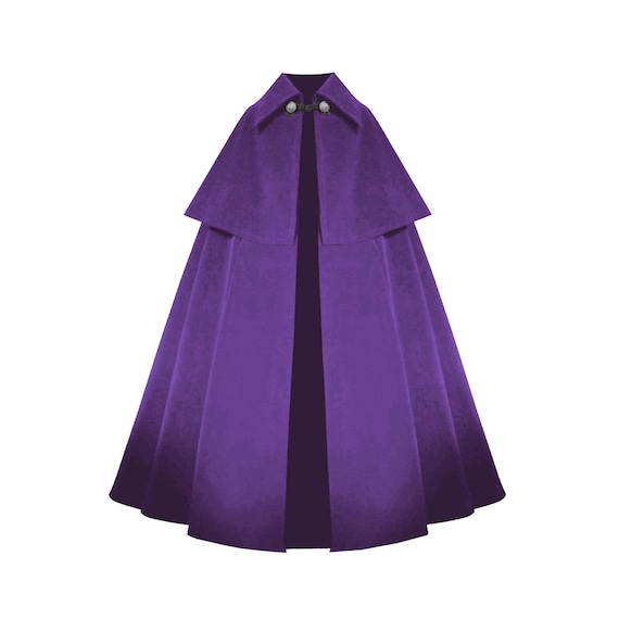 Military Knight Medieval Cape Mens Womens Victorian Cloak Steampunk Gothic Renaissance Pirate Theater Stage Costume Civil War History Velvet