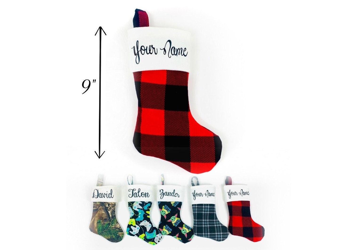 Personalized Mini 9” Christmas Stocking Gift