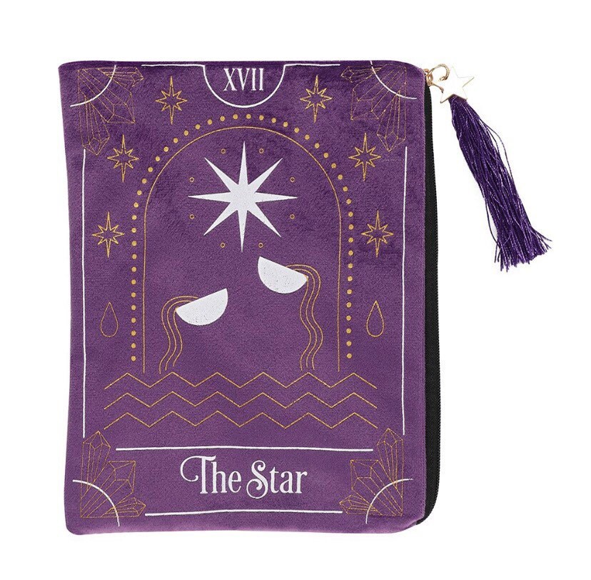 The star tarot card bag velvet tarot bag tarot storage Etsy