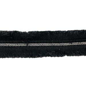 Frayed edge with 32mm central chain