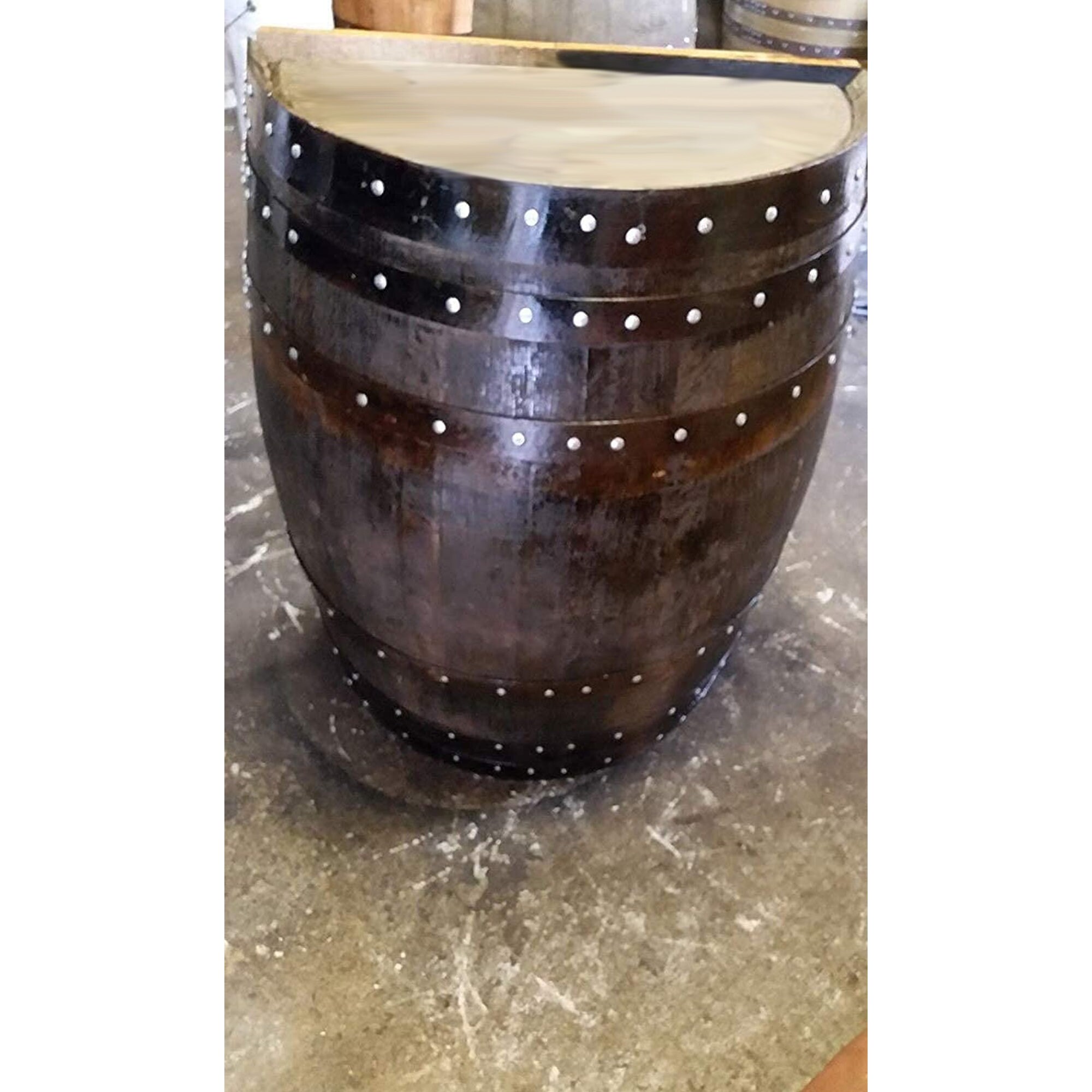 Recycled Rustic Oak Barrel Storage Unit 300L Etsy