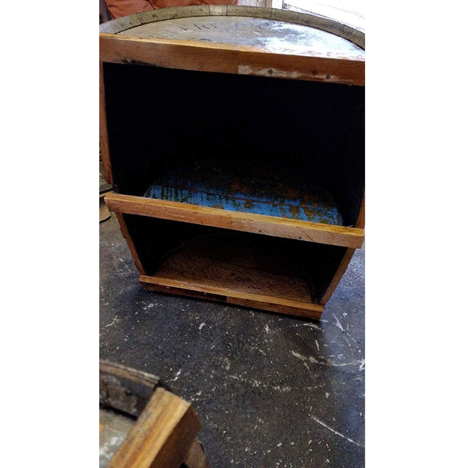 Recycled Rustic Oak Barrel Storage Unit 300L Etsy