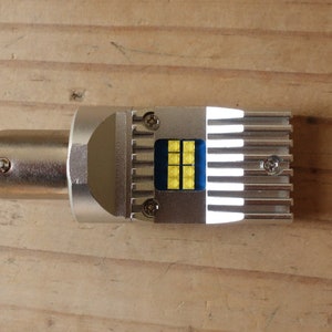 LED 6V 24/48W BA 15 D 6000 Kelvin socket for motorcycle, car or old vehicle