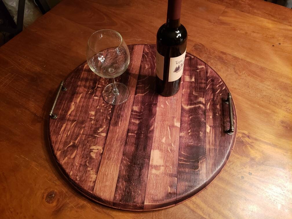 Wine Rack Serving Tray for sale Only 2 left at 70