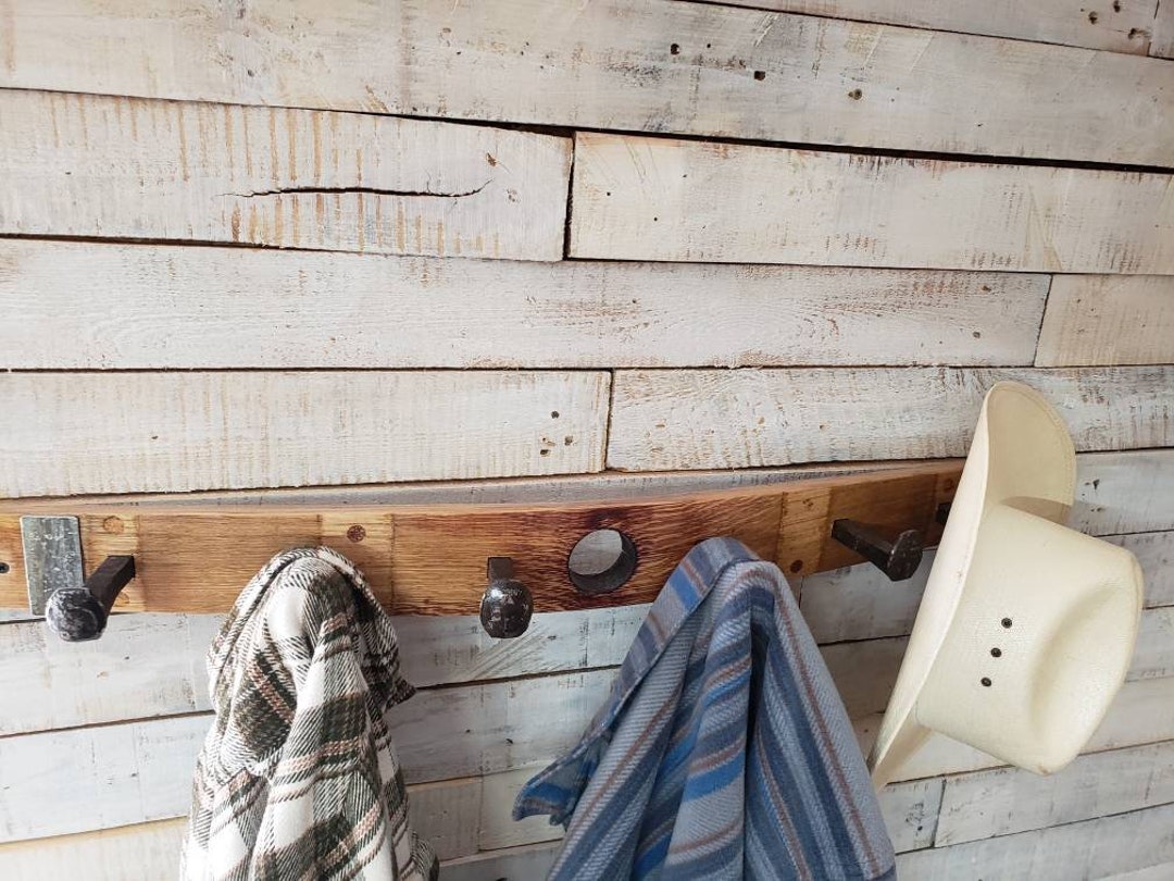 Coat/hat Rack Made From Authentic Authentic Reclaimed Wine/whiskey ...