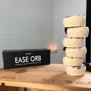 Ease Orb - a baby-safe bath bomb made for birthing bodies | organic | fragrance & dye free | sensitive skin | baby shower gift | postpartum