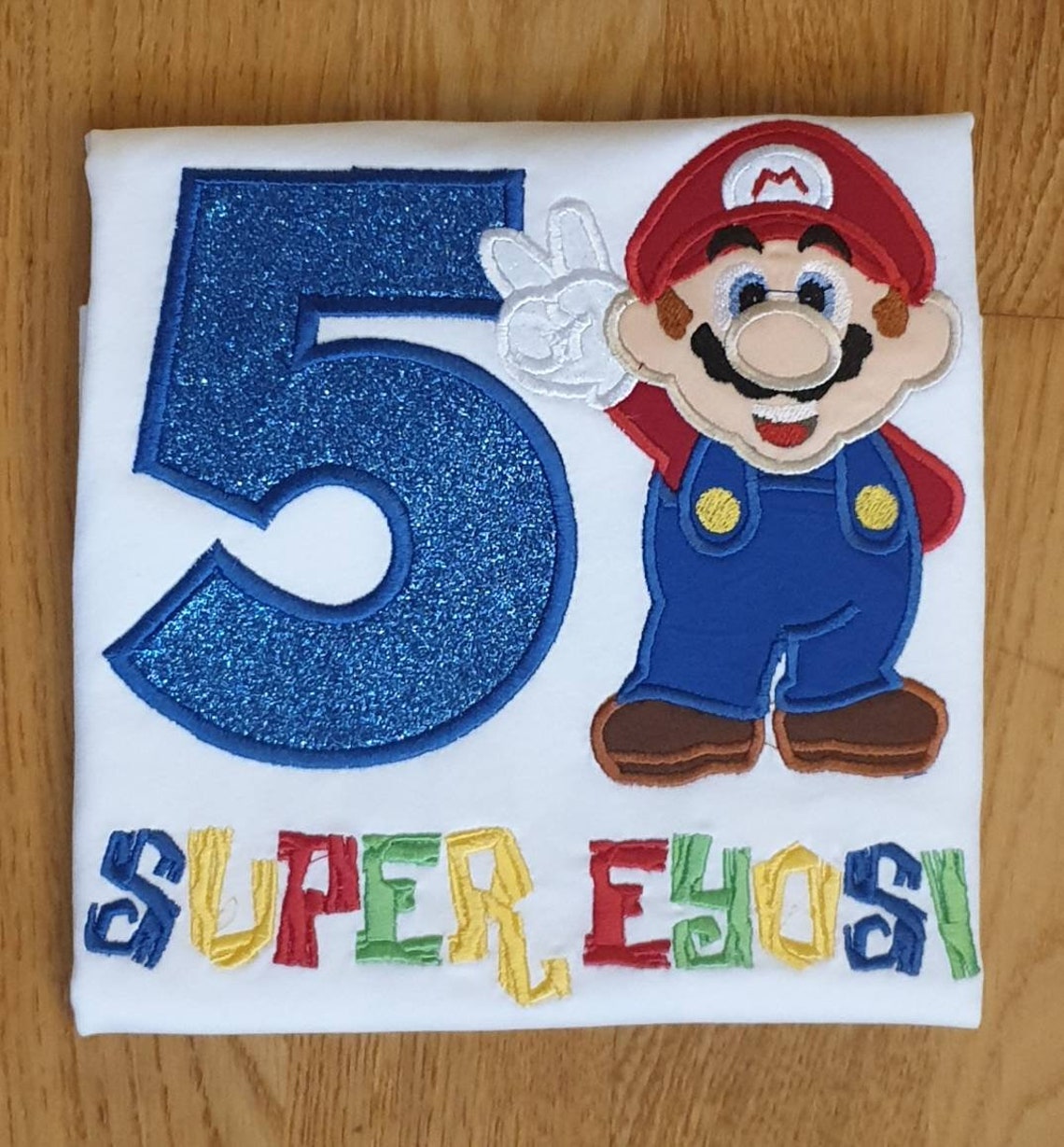 Super Mario /Mario/ Geburtstagsshirt Etsy