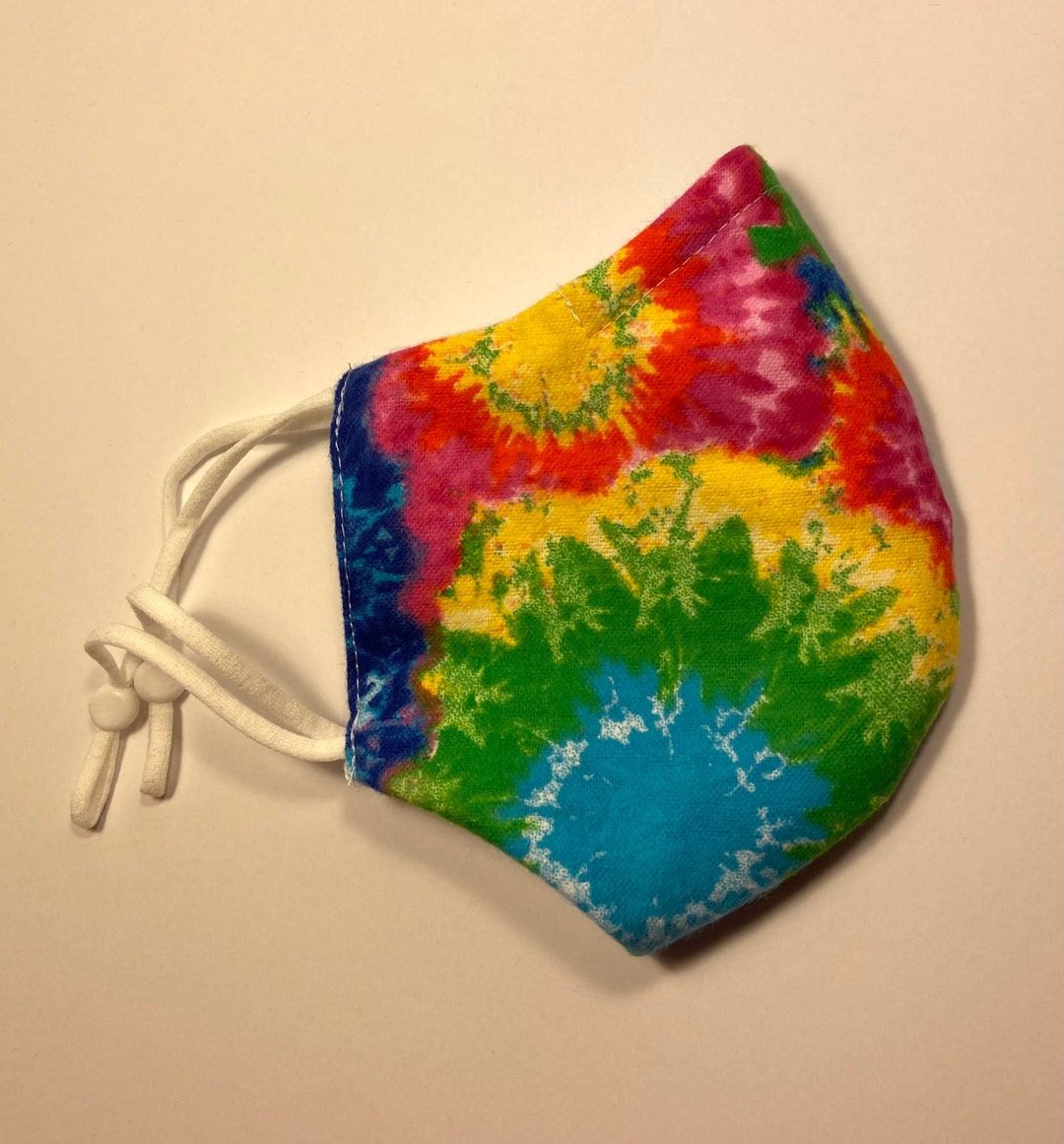 Tie Dye Face Mask Soft Face Mask Washable and Reusable Unisex 3 Layers