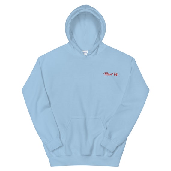 Tennessee Titans Embroidered Hoodie Titan Up Football Hoodie Etsy