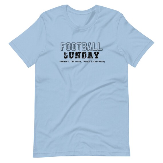 Football Sunday T Shirt Game Day Tee College Football Tee Football T Shirts Fall T Shirt Custom Team Tee Football Season NFL Etsy