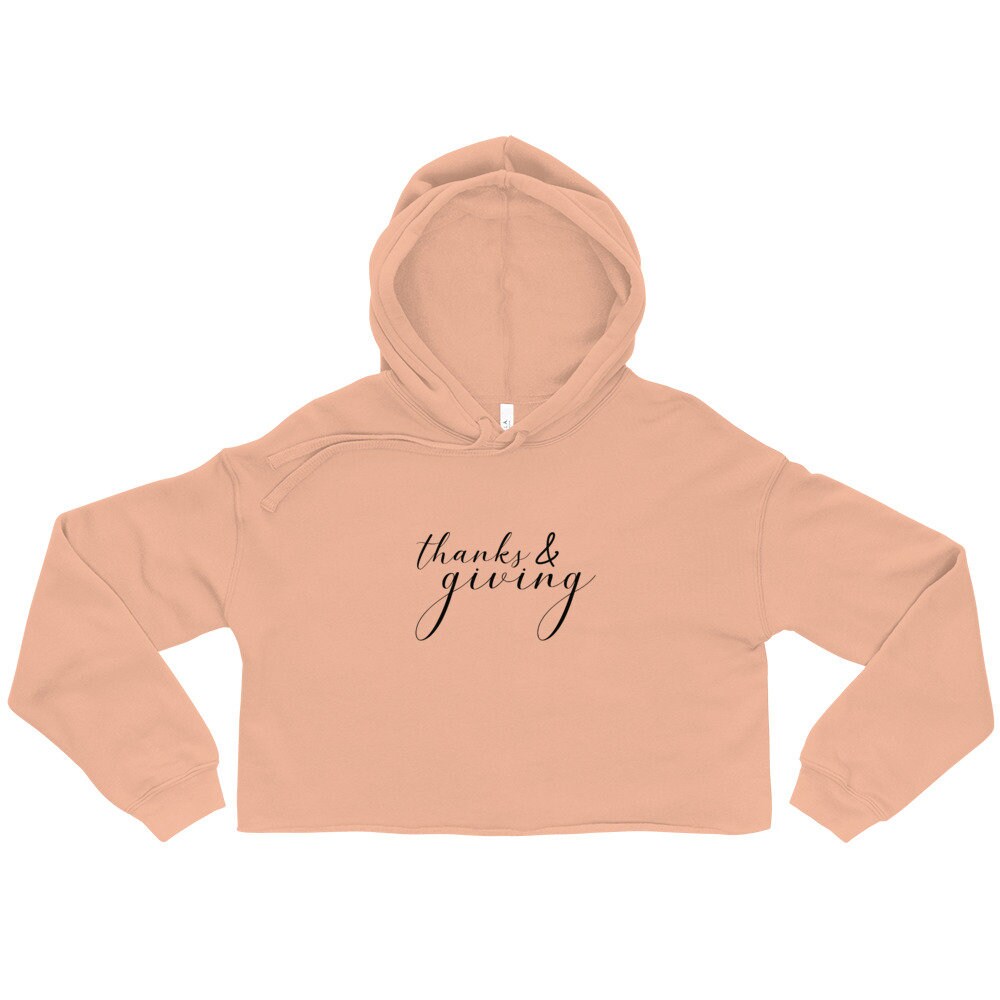 Thanksgiving Sweatshirt Copped Hoodie 