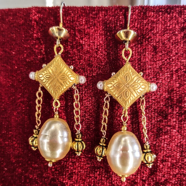 Orecchini Fatti A Mano In Stile Anni '50, Argento Placcato, Modello Unico De Único (M20), Nuovi - Foto 4