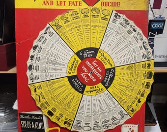 Spin the wheel desert recipes