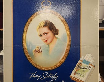 Chesterfield They Satisfy Poster