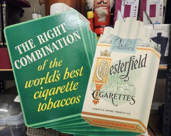 Chesterfield Cigarettes The right combination poster