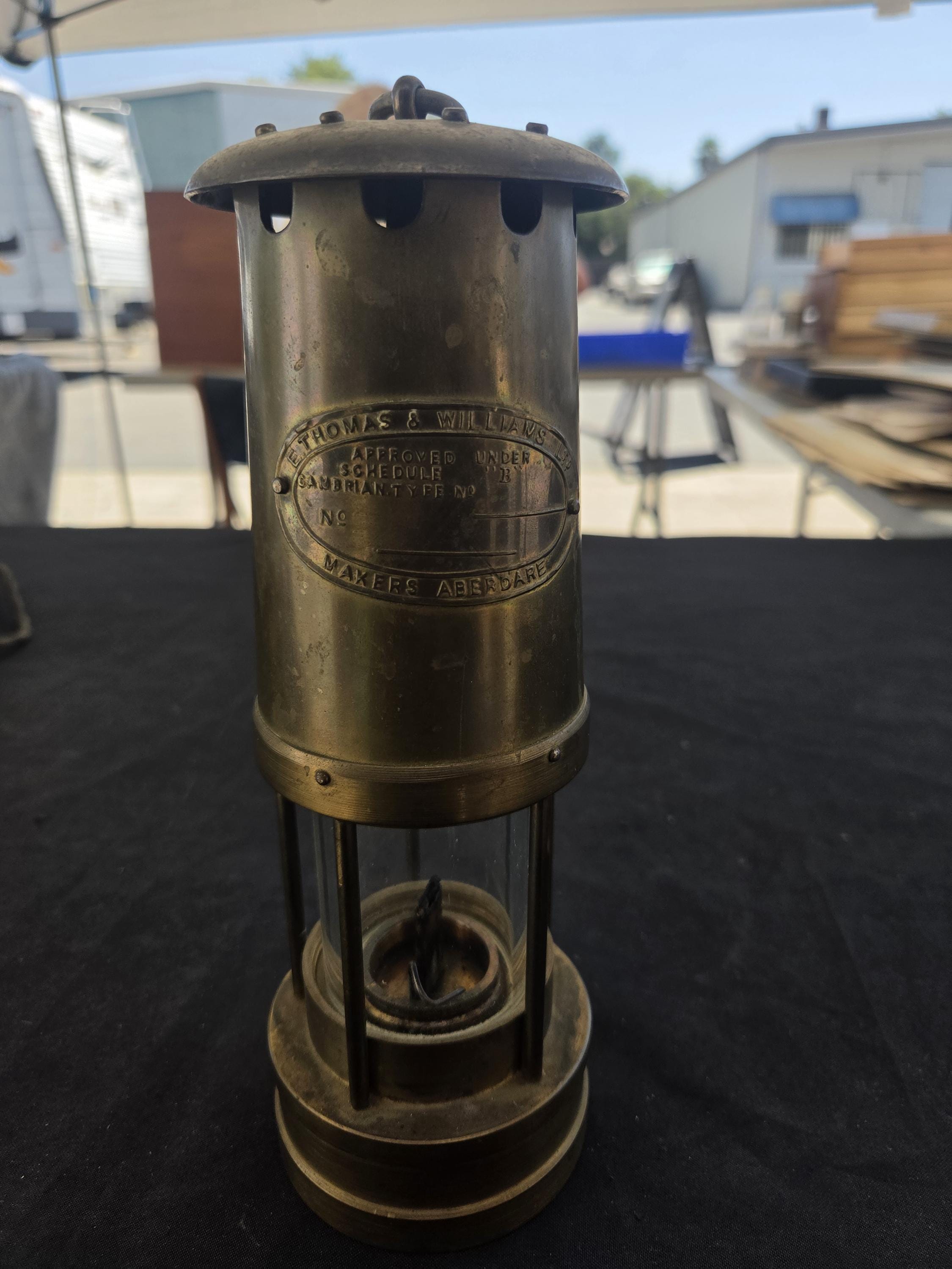 E Thomas and Williams Miners Lamp - Etsy