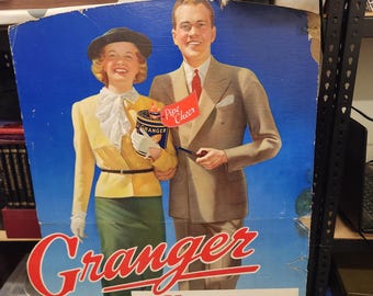 Granger Keeps pipe smokers happy poster