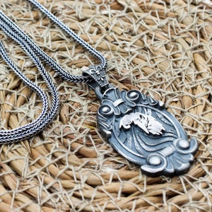 Men's Necklace, Mens Pendant, Eagle Necklace, Turkish Handmade Eagle Necklace, Mens Jewelry, Gift for Him, 925 Sterling Silver, Pendant
