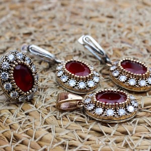 Ruby Set, Authentic Set, Handmade Set Women, Turkish Handmade, Ladies ...