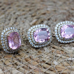 Quartz Set, Authentic Set, Handmade Set Women, Turkish Handmade, Ladies Jewelry Set, Earring, Pendant, Ladies Set, 925k Sterling Silver,