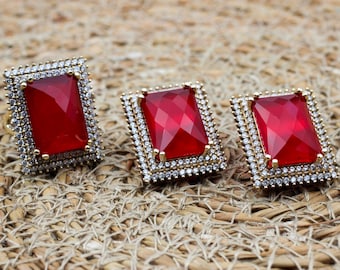 Sapphire Set, Authentic Set, Handmade Set Women, Turkish Handmade ...