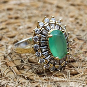 Turkish Handmade Ring, Silver Ladies Ring, Handmade Women Ring, Ottoman Women Ring, Jade Topaz Ring, Ladies Ring, 925k Sterling Silver Ring,