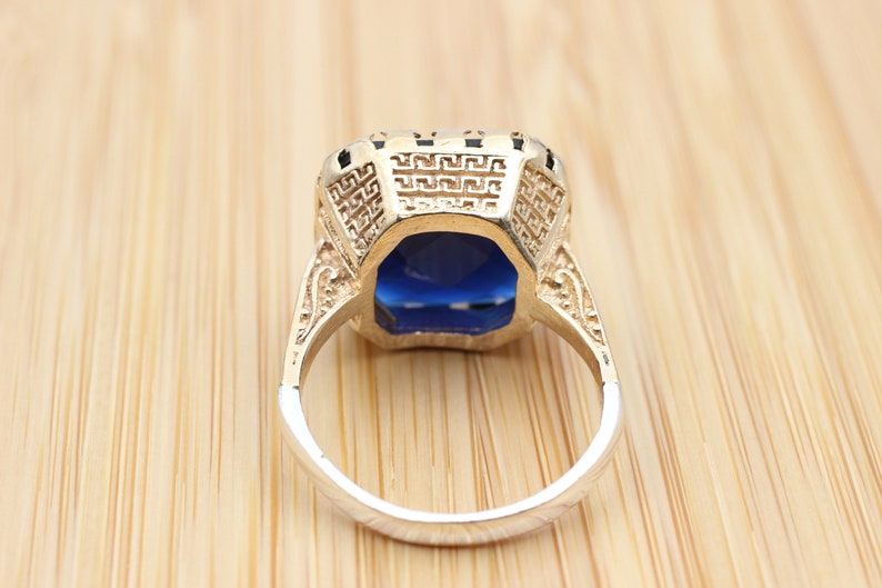 Ottoman Women Ring Handmade Women/'s Ring Ladies Ring Authentic Ring Turkish Handmade Ring 925k Sterling Silver Sapphire Topaz Ring