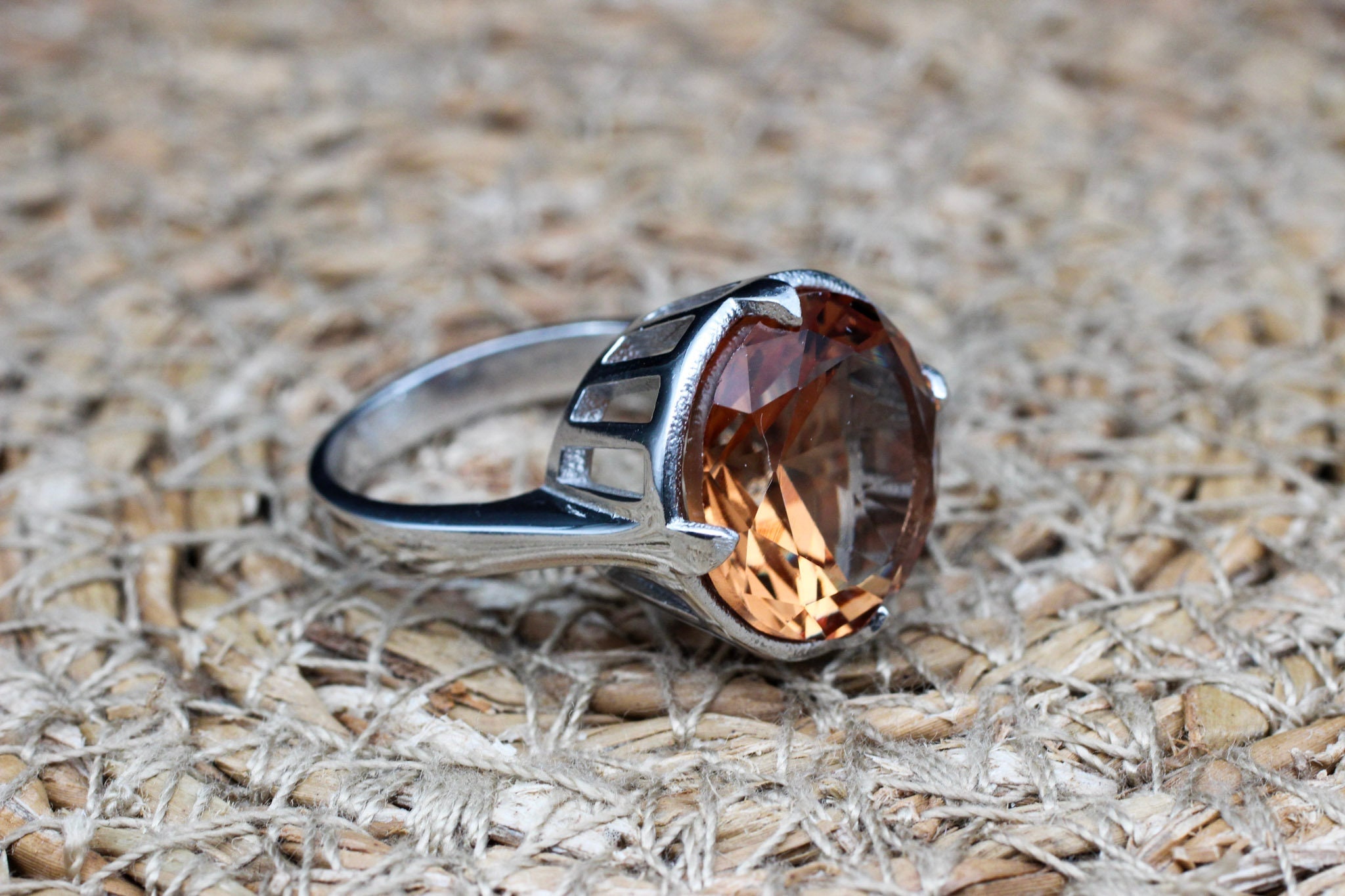 Handmade Women Ring, Turkish Handmade Silver Ladies Ring, Ottoman Women Ring, Alexandrite Women Ring, Ladies Ring, 925k Sterling Silver Ring