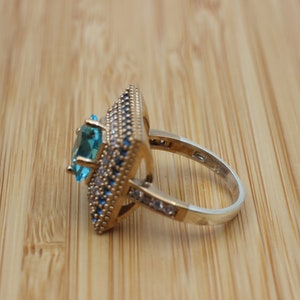 Turkish Handmade Ring, Silver Ladies Ring, Handmade Women Ring, Ottoman ...