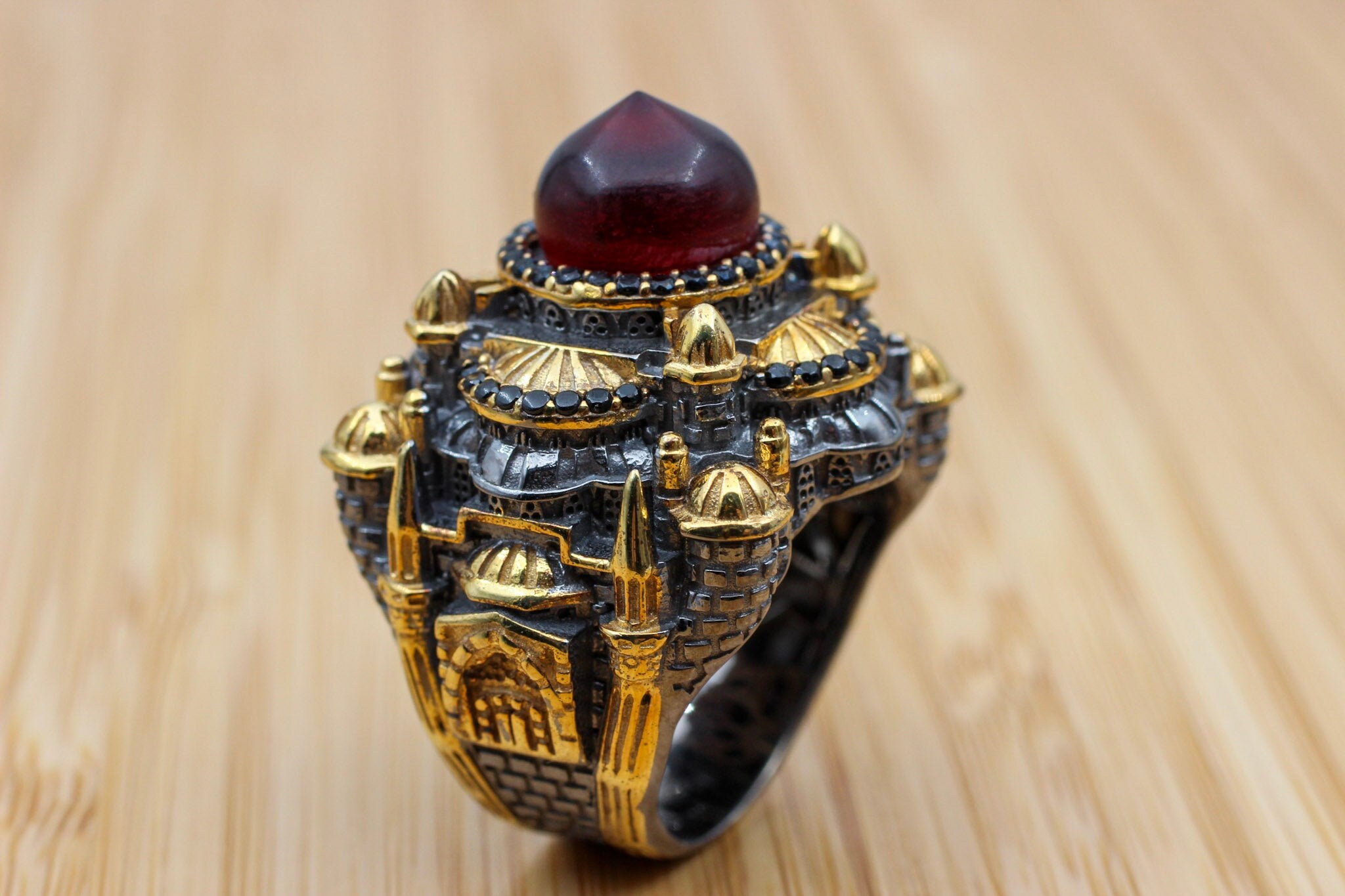 Hagia Sophia Ring Men's Handmade Ring Turkish Handmade Etsy