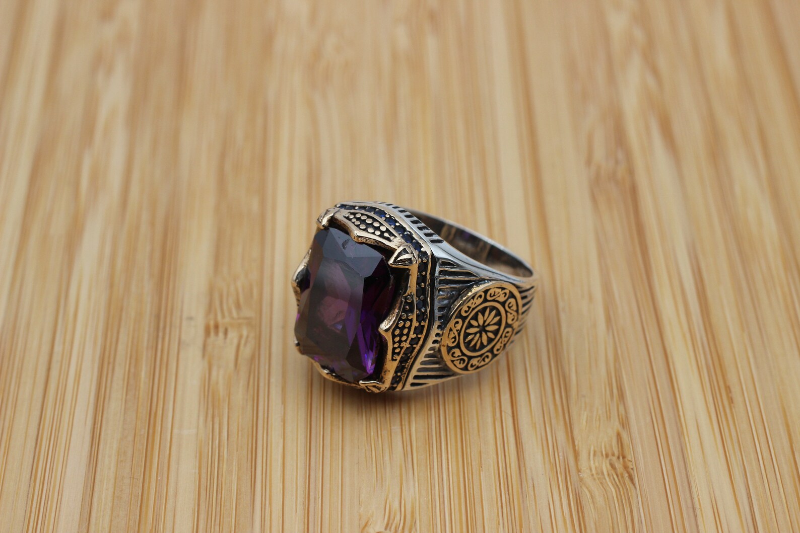 Men's Handmade Ring Turkish Handmade Ring Cubic Zircon - Etsy