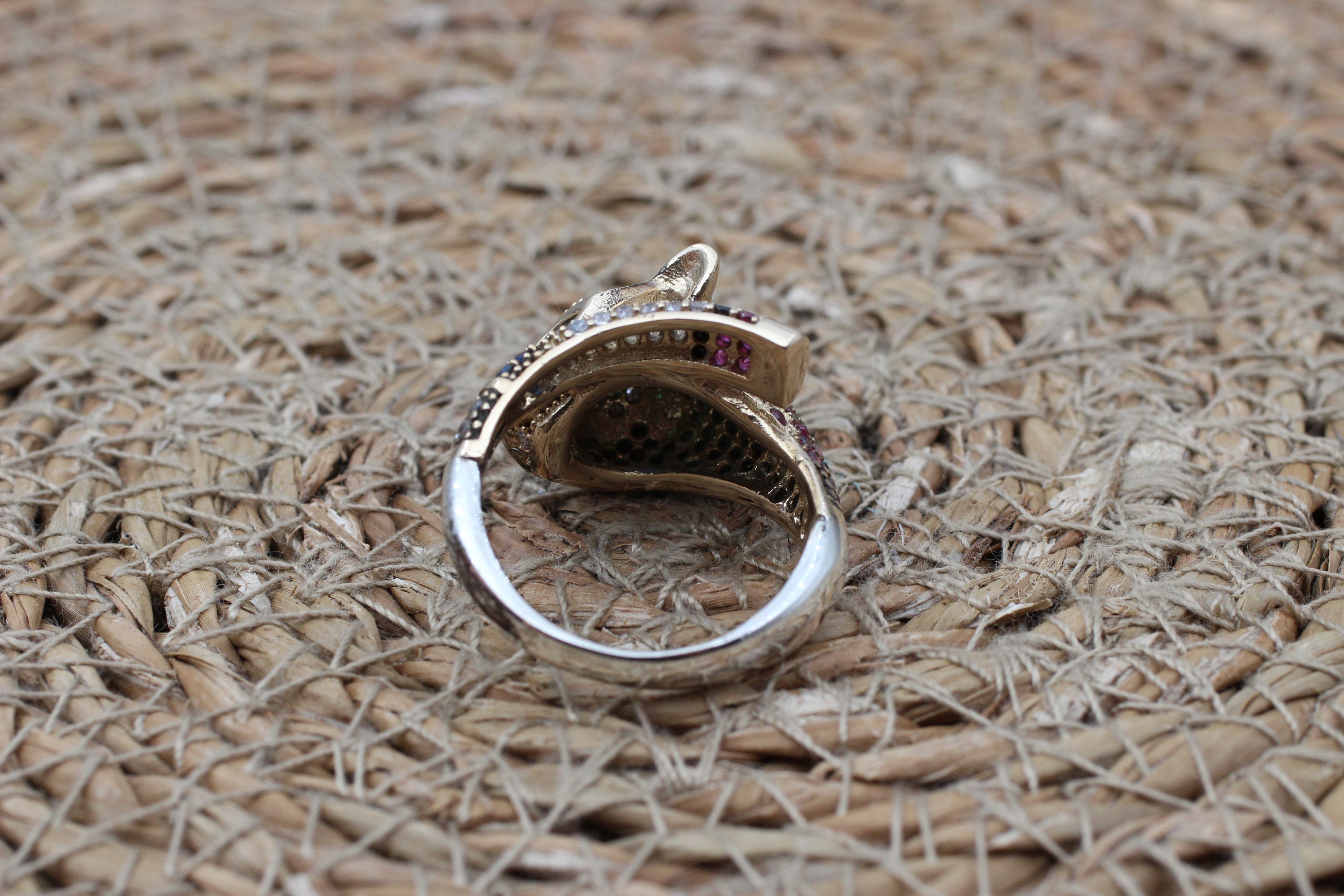 Leopard Tiger Ring, Handmade Women's Ring, Tiger Ring