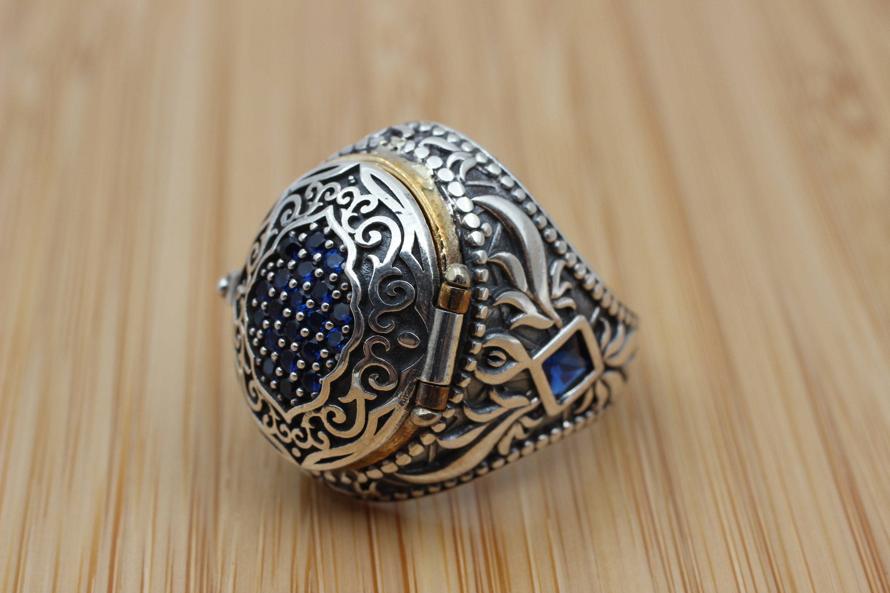 Turkish Handmade Silver Men Ring Mens Handmade Ring Ottoman - Etsy