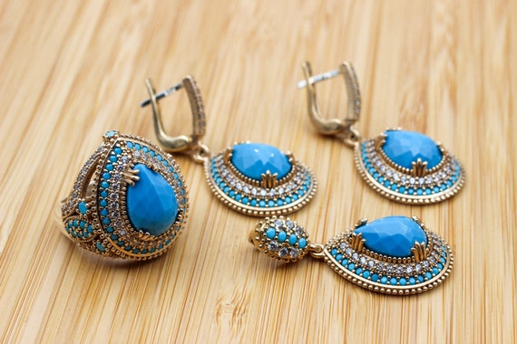 Turkish 2024 turquoise jewelry