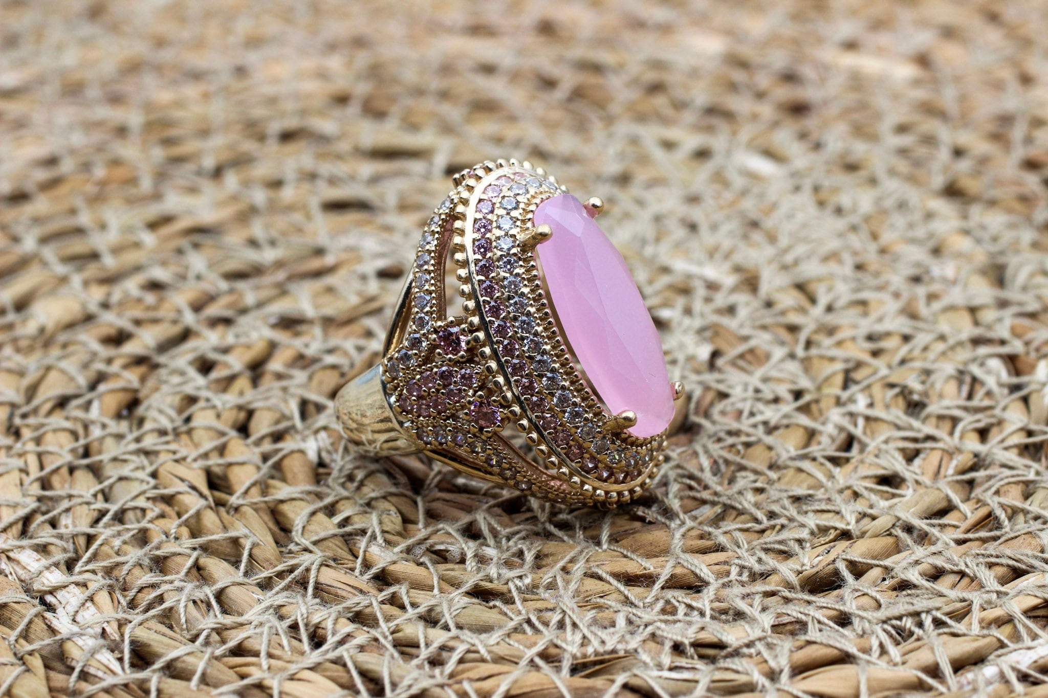 Turkish Handmade Ring, Silver Ladies Ring, Handmade Women Ring, Ottoman Women Ring, Quartz Ring, Ladies Ring, 925k Sterling Silver Ring,