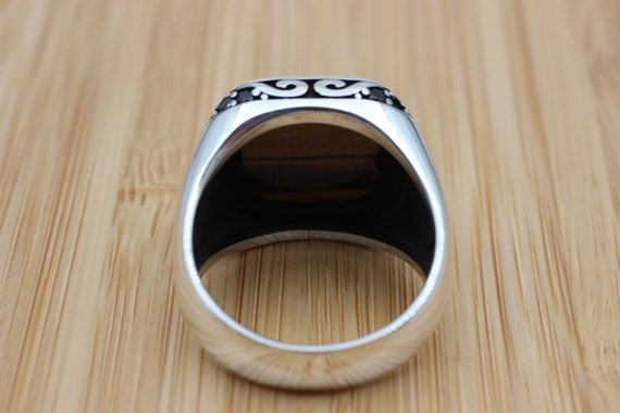 Mens Ring sumatra Tiger Ring Tigers Eye Ring Animal Ring Mens Jewelry Rings  for Men Statement Ring Mens Rings Unique Rings 
