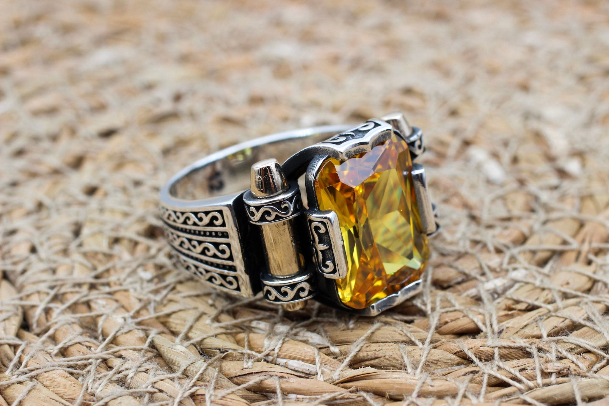 Anelli Da Uomo In Argento Con Pietra Principale Rubino | Acquisti Online Su - Foto 6