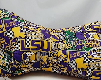 neck pillow, bone shaped pillow, travel pillow, sleeping pillow, tigers, gift, personalization