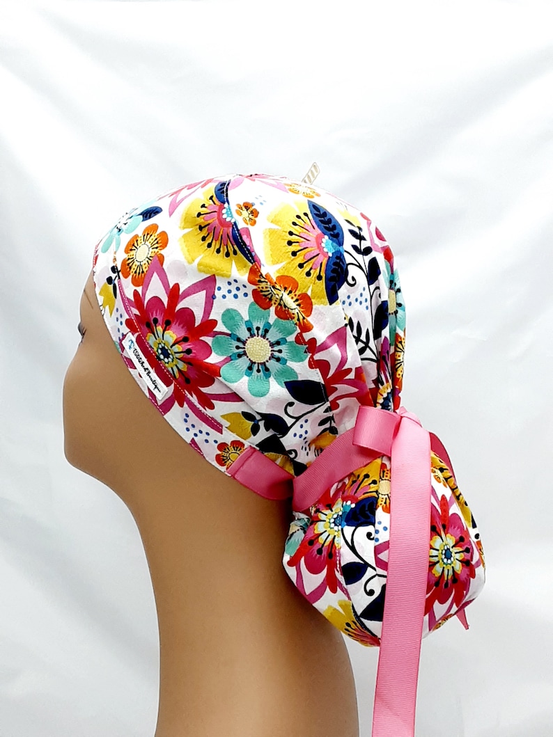 Womens Scrub Hats Surgical Cap Scrub Hats for Women Scrub Etsy