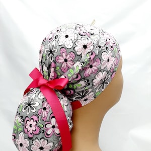 scrub cap chirurgische scrub hat nurse scrub cap chirurgische scrub cap womens scrub caps lint bloemenprint paardenstaart scrub hoed lint
