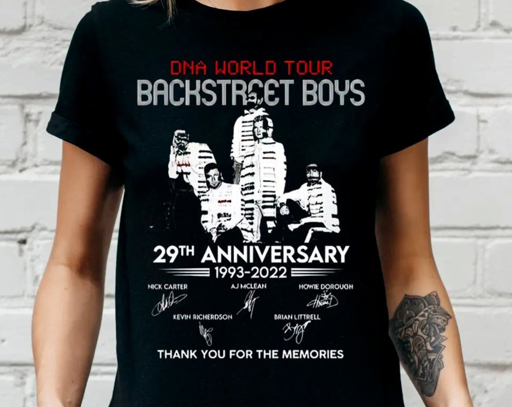 Discover Backstreet Boys Shirt, Backstreet Boys DNA World Tour 2022 T-Shirt