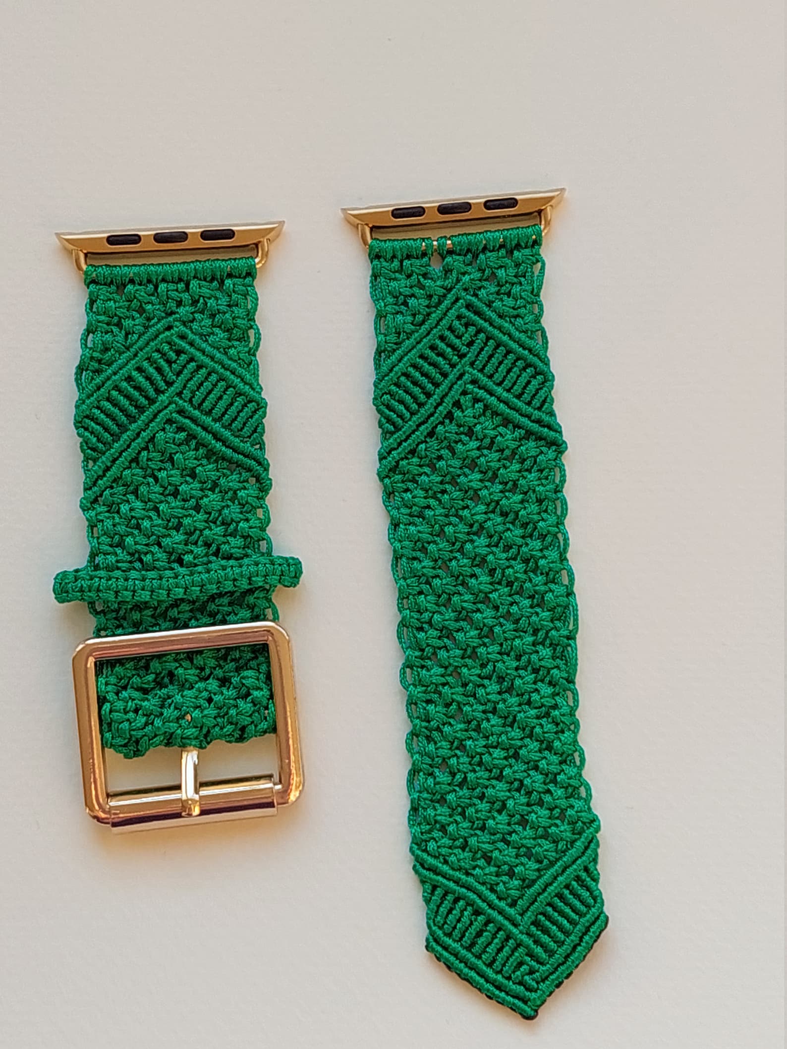 Apple watch band bracelet macrame green Bracelet Watch band Etsy