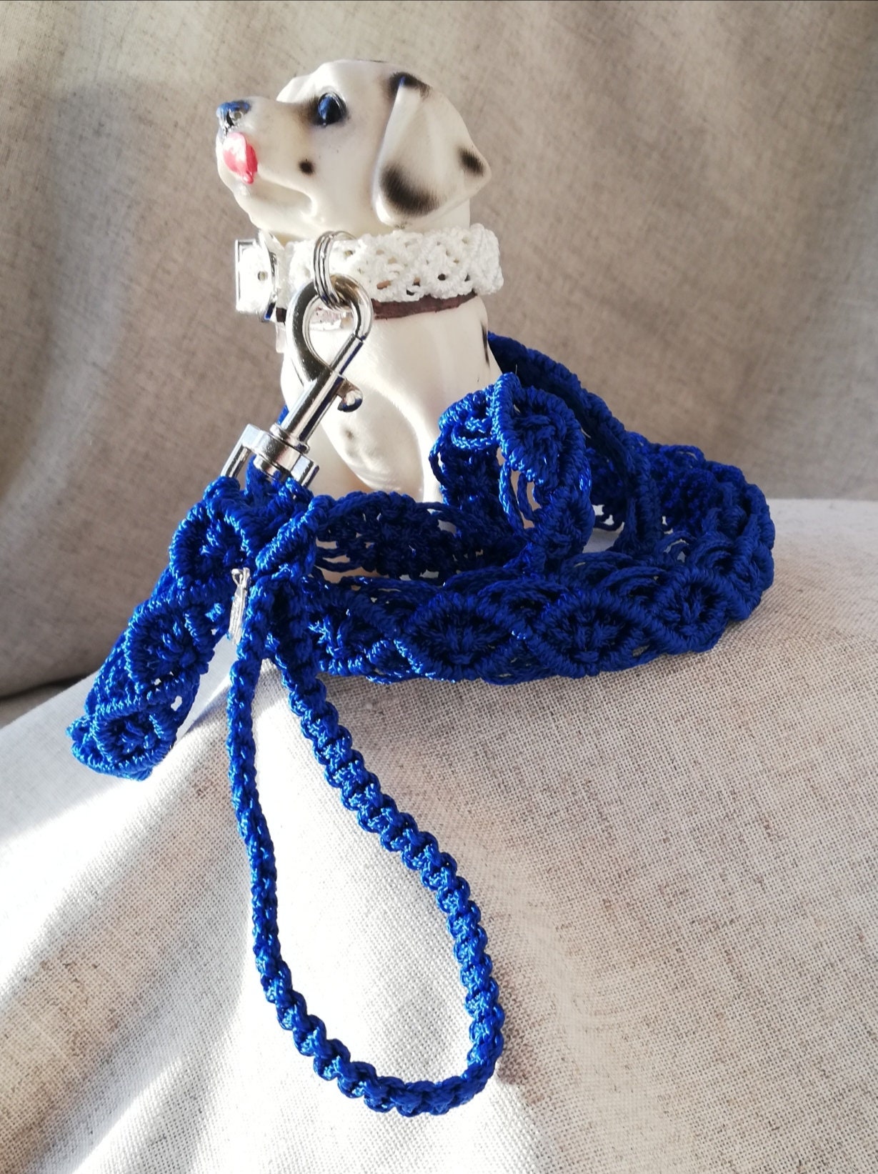 Macrame dog leash macrame for dog or cat Strong leash for Etsy