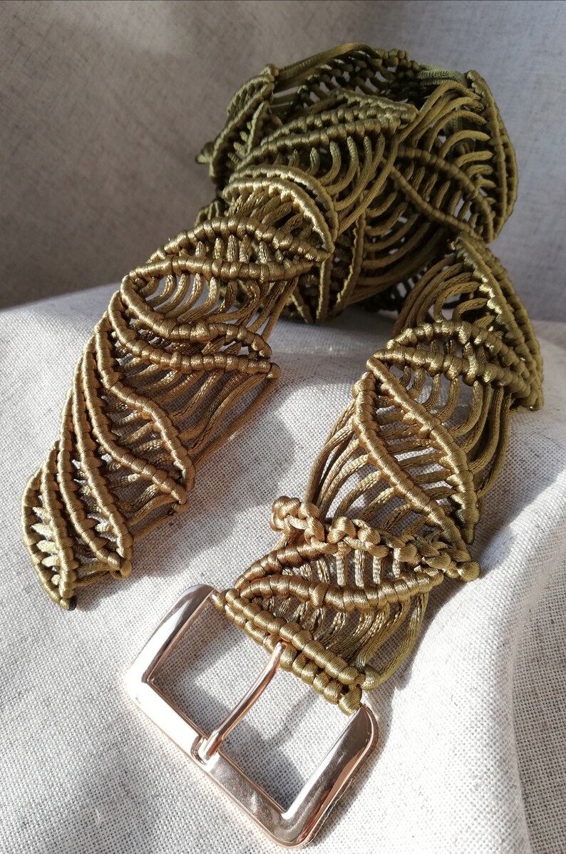 macrame belts for ladies